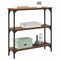 vidaXL Console Table with Shelf Old wood 75 x 22.5 x 75 cm