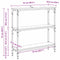 vidaXL Console Table with Shelf Old wood 75 x 22.5 x 75 cm
