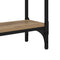 vidaXL Console Table with Shelf Artisan oak 75 x 22.5 x 75 cm