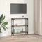 vidaXL Console Table with Shelf Artisan oak 75 x 22.5 x 75 cm