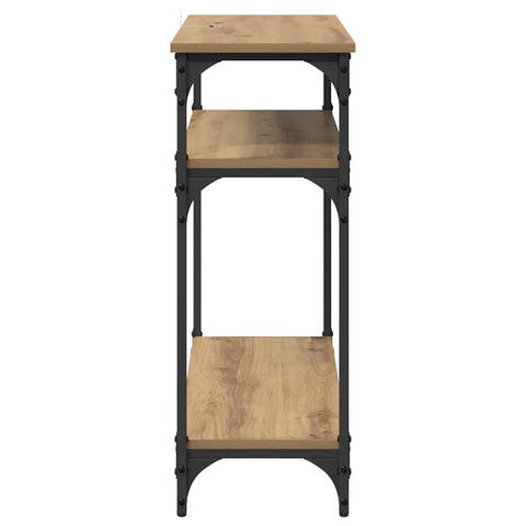 vidaXL Console Table Artisan Oak 75 x 29 x 75 cm Engineered Wood