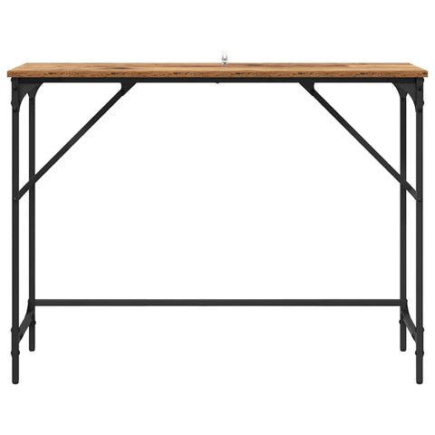 vidaXL Console Table Old Wood 100 x 32 x 75 cm Engineered Wood