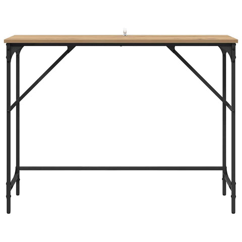 vidaXL Console Table Artisan Oak 100 x 32 x 75 cm Engineered Wood