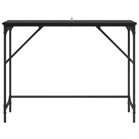 vidaXL Console Table Black Oak 100 x 32 x 75 cm Engineered Wood