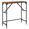 vidaXL Console Table Old wood 75 x 32 x 75 cm Engineered Wood