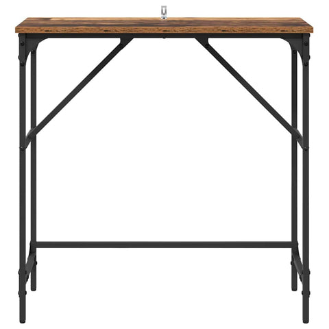 vidaXL Console Table Old wood 75 x 32 x 75 cm Engineered Wood