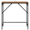 vidaXL Console Table Old wood 75 x 32 x 75 cm Engineered Wood