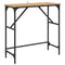 vidaXL Console Table Artisan oak 75 x 32 x 75 cm Engineered Wood