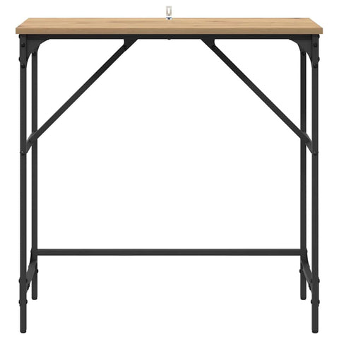 vidaXL Console Table Artisan oak 75 x 32 x 75 cm Engineered Wood