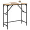 vidaXL Console Table Artisan oak 75 x 32 x 75 cm Engineered Wood