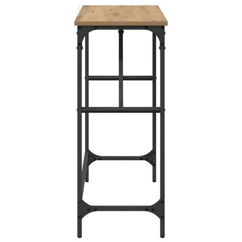vidaXL Console Table Artisan oak 75 x 32 x 75 cm Engineered Wood