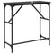 vidaXL Console Table Black oak 75 x 32 x 75 cm Engineered Wood