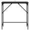 vidaXL Console Table Black oak 75 x 32 x 75 cm Engineered Wood