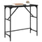 vidaXL Console Table Black oak 75 x 32 x 75 cm Engineered Wood