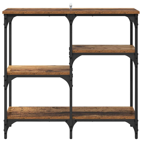 vidaXL Console Table Old Wood 80 x 29 x 75 cm Engineered Wood