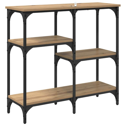 vidaXL Console Table Artisan Oak 80 x 29 x 75 cm Engineered Wood