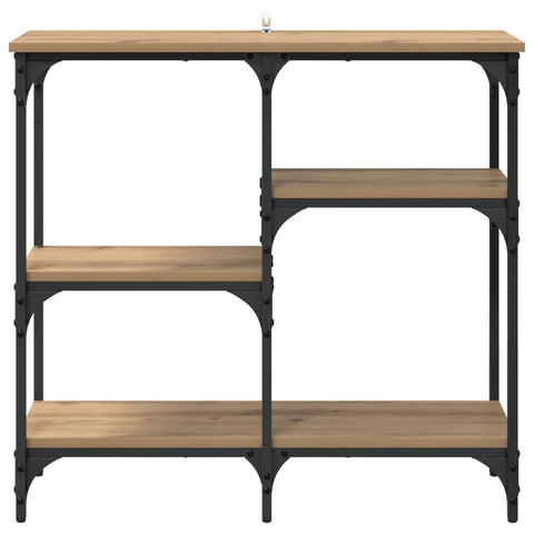 vidaXL Console Table Artisan Oak 80 x 29 x 75 cm Engineered Wood