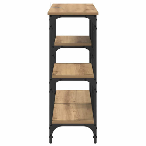 vidaXL Console Table Artisan Oak 80 x 29 x 75 cm Engineered Wood