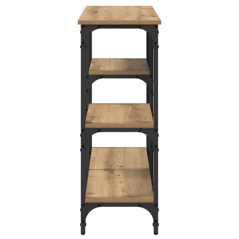 vidaXL Console Table Artisan Oak 80 x 29 x 75 cm Engineered Wood