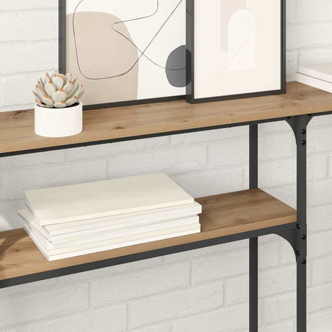 vidaXL ConsoleTable Artisan Oak 145 x 22.5 x 75 cm Engineered Wood