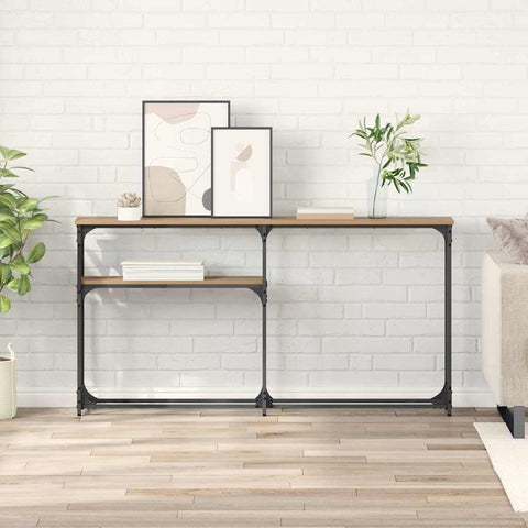 vidaXL ConsoleTable Artisan Oak 145 x 22.5 x 75 cm Engineered Wood