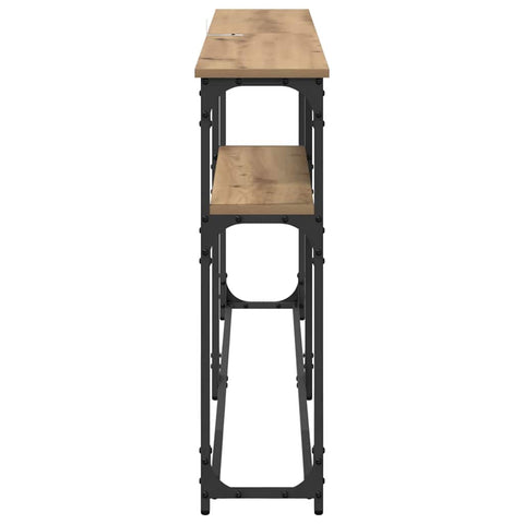 vidaXL ConsoleTable Artisan Oak 145 x 22.5 x 75 cm Engineered Wood