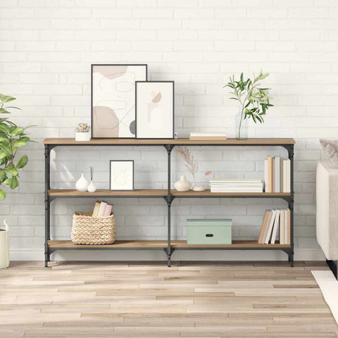 vidaXL Console Table Artisan Oak 150 x 29 x 75 cm