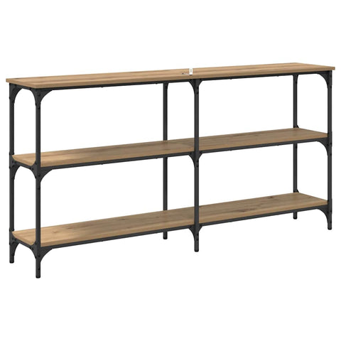 vidaXL Console Table Artisan Oak 150 x 29 x 75 cm