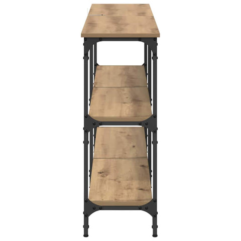 vidaXL Console Table Artisan Oak 150 x 29 x 75 cm