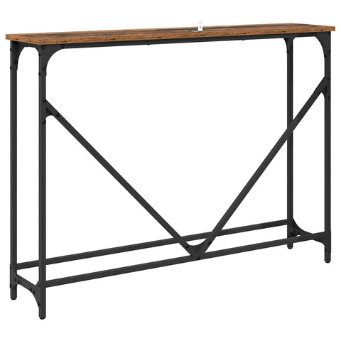 vidaXL Console Table Manual Old wood Engineered wood