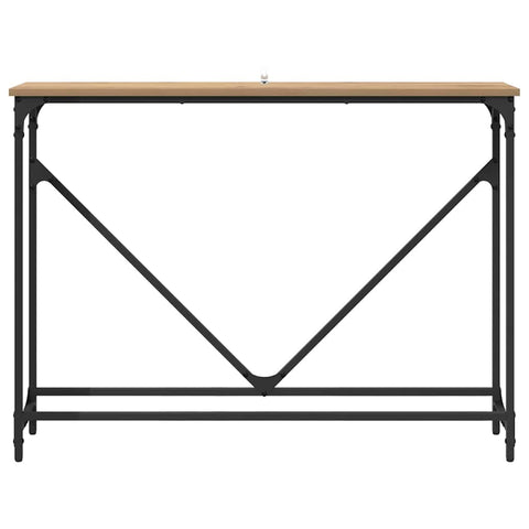 vidaXL Console Table Artisan oak 102 x 22.5 x 75 cm Engineered wood