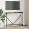 vidaXL Console Table Black oak 102 x 22.5 x 75 cm Engineered wood