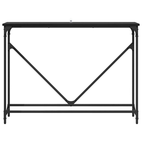 vidaXL Console Table Black oak 102 x 22.5 x 75 cm Engineered wood