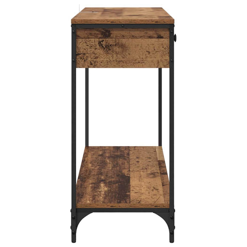 vidaXL Console Table Old Wood 100 x 34.5 x 75 cm Engineered Wood