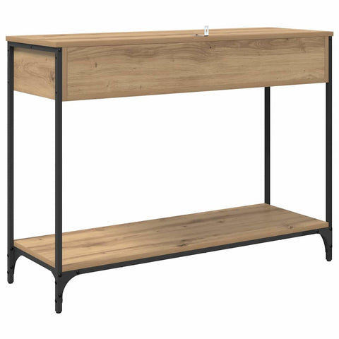 vidaXL Console Table Artisan Oak 100 x 34.5 x 75 cm Engineered Wood