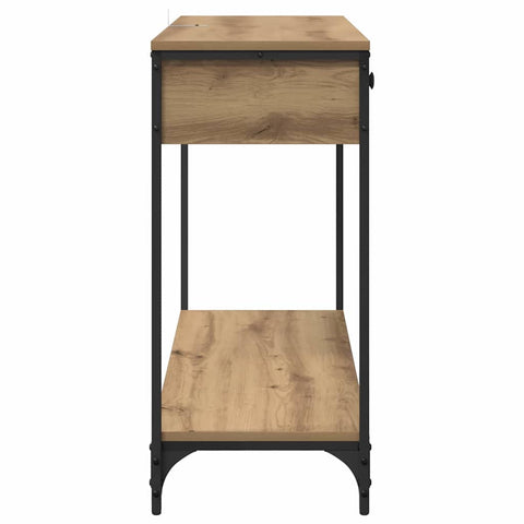 vidaXL Console Table Artisan Oak 100 x 34.5 x 75 cm Engineered Wood
