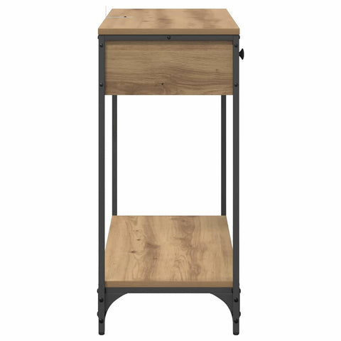 vidaXL Console Table Artisan Oak 75 x 34.5 x 75 cm Engineered Wood