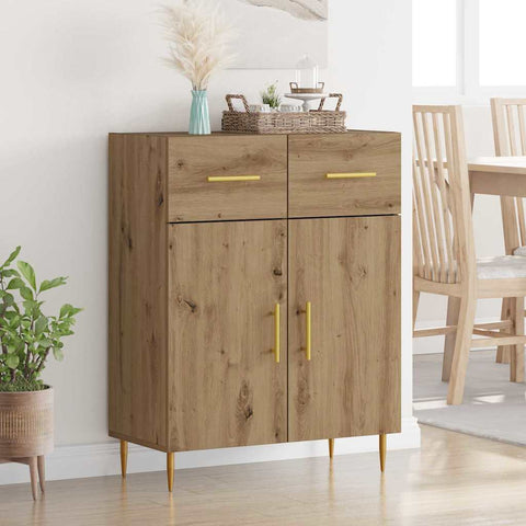 vidaXL Sideboard Artisan Oak 69.5 x 34 x 90 cm Engineered Wood