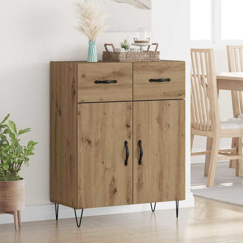 vidaXL Sideboard Artisan Oak 69.5 x 34 x 90 cm Engineered Wood