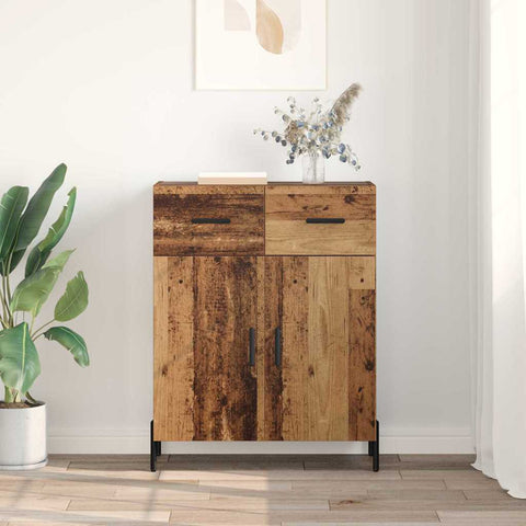 vidaXL Sideboard Old Wood 69.5 x 34 x 90 cm Engineered Wood