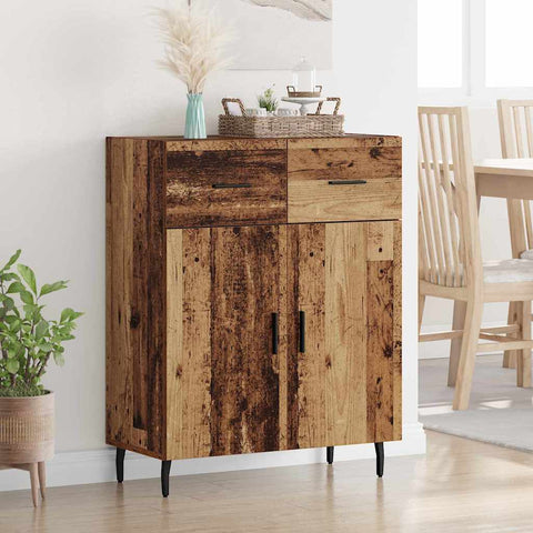 vidaXL Sideboard Old Wood 69.5 x 34 x 90 cm Engineered Wood