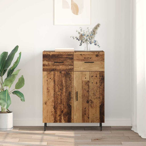vidaXL Sideboard Old Wood 69.5 x 34 x 90 cm Engineered Wood