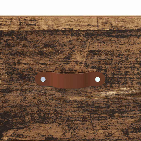 vidaXL Wall-mounted Bedside Cabinet Old Wood 35 x 35 x 20 cm