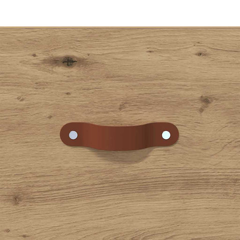 vidaXL Wall-mounted Bedside Cabinet Artisan Oak 35 x 35 x 20 cm