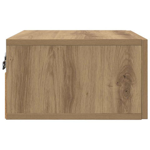 vidaXL Bedside Cabinet with Drawer 2 pcs Artisan oak 35 x 35 x 20 cm