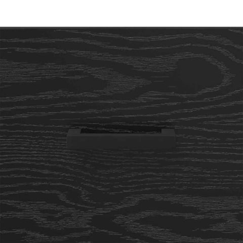 vidaXL Bedside Cabinet 2 pcs Black oak 35 x 35 x 20 cm Engineered wood