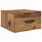 vidaXL Bedside Cabinet Old wood 35 x 35 x 20 cm Engineered wood
