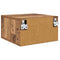vidaXL Bedside Cabinet Old wood 35 x 35 x 20 cm Engineered wood