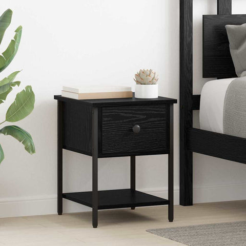 vidaXL Bedside Cabinet 2 pcs Old wood 35 x 35 x 20 cm Engineered wood