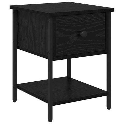 vidaXL Bedside Cabinet 2 pcs Old wood 35 x 35 x 20 cm Engineered wood